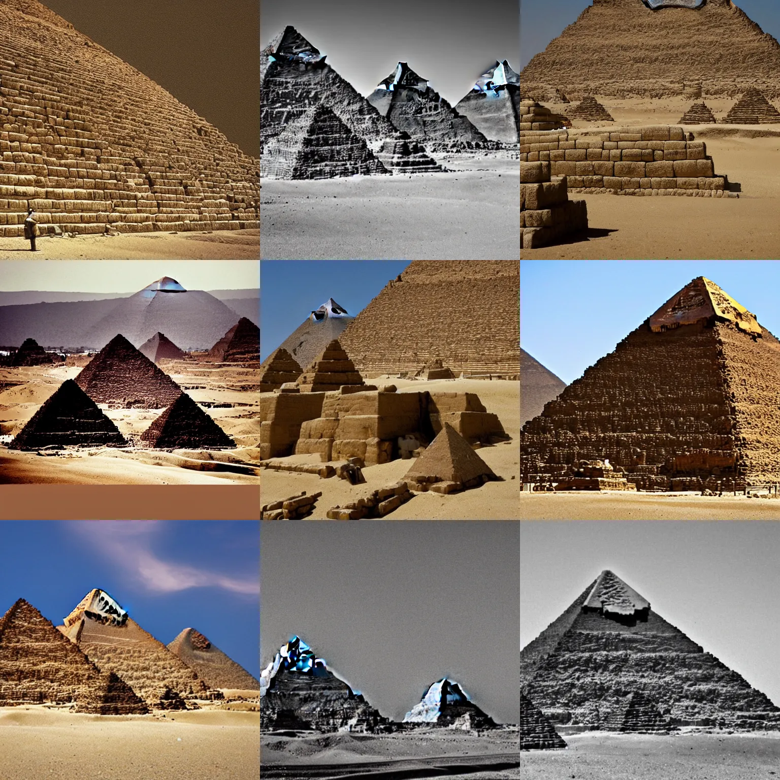 Prompt: a photo of the pyramids