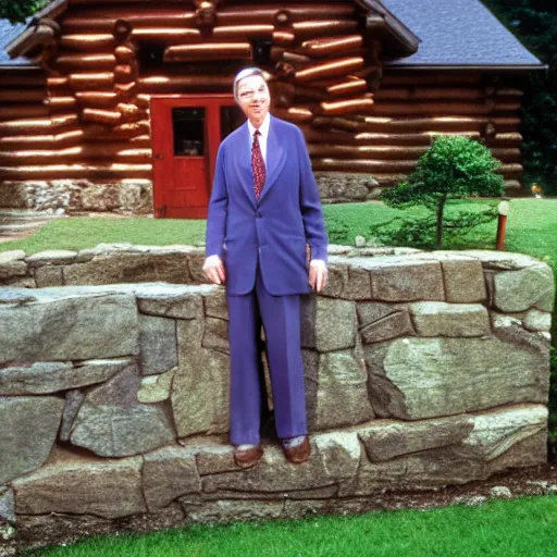 Prompt: mr. rogers visiting the Overlook Lodge