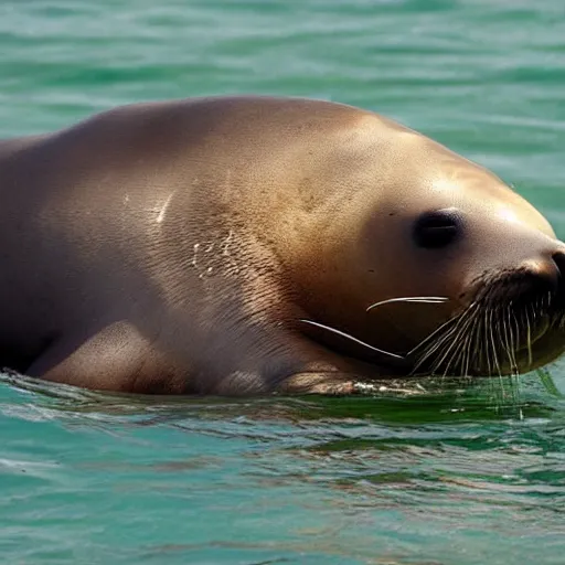 Image similar to “ a fat sea lion”