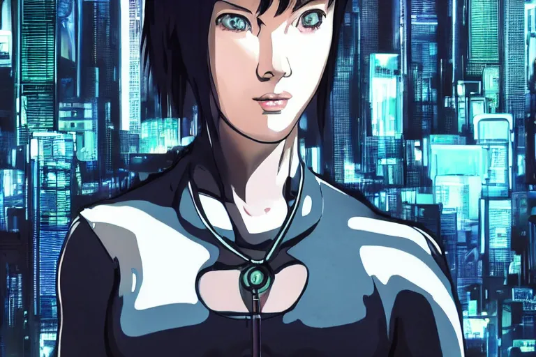 Prompt: ghost in the shell as a sysadmin, job