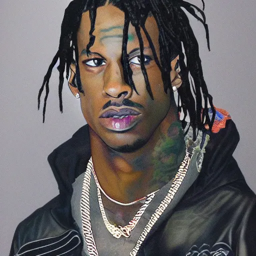 Image similar to travis scott made by Brittany Myers,