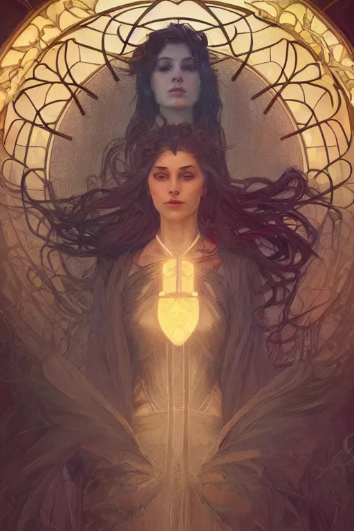 Prompt: all we are and all we know are memories, fog, volumetric lighting, intricate, elegant, highly detailed, digital painting, artstation, concept art, smooth, sharp focus, art nouveau, art by artgerm and greg rutkowski and alphonse mucha