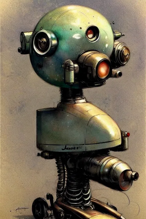 Prompt: ( ( ( ( ( 1 9 5 0 s retro future android robot hotrod. muted colors., ) ) ) ) ) by jean - baptiste monge,!!!!!!!!!!!!!!!!!!!!!!!!!