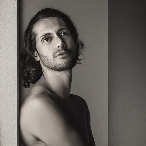 prompthunt: portrait of louis garrel photographed by nan goldin