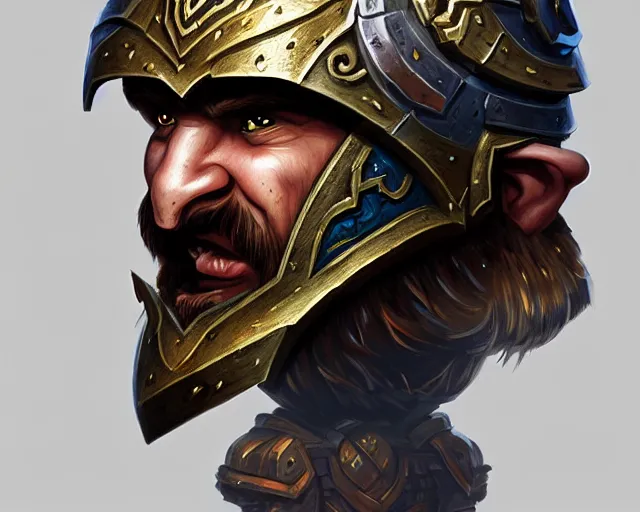 Image similar to dwarven helmet design, deep focus, d & d, fantasy, intricate, elegant, highly detailed, digital painting, artstation, concept art, matte, sharp focus, illustration, hearthstone,