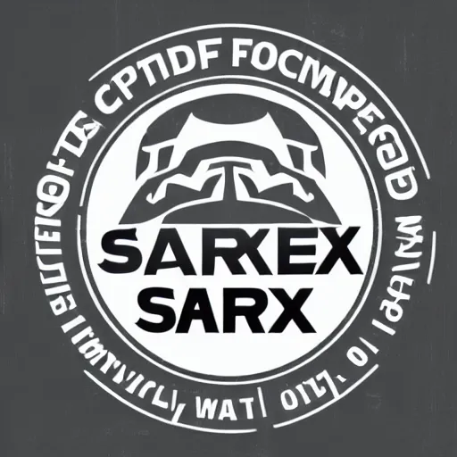 Image similar to logo of futuristic company sarx