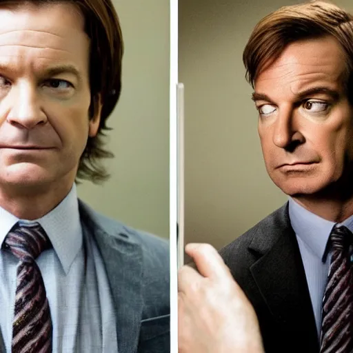 Prompt: Jason Bateman as Saul Goodman