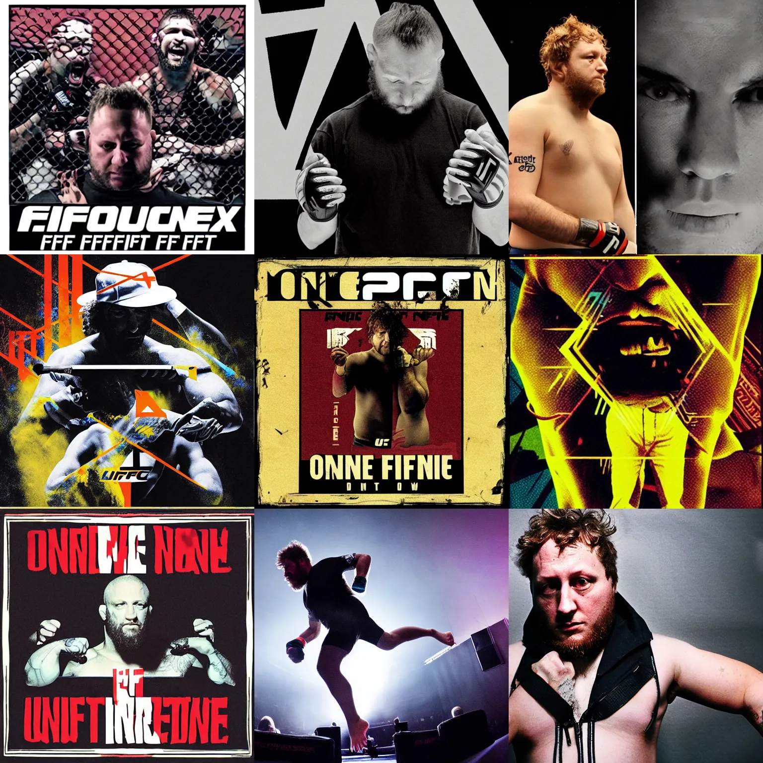 Prompt: oneohtrix point never ufc fight