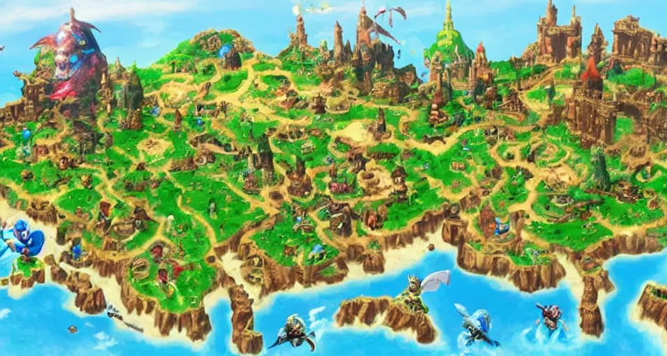 Image similar to Zelda World