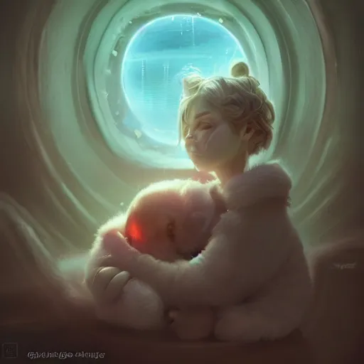 Image similar to The snuggliest snuggles in the world, huggy wuggy from poppy playtime video game, fullbody, ultra high detailed, glowing lights, oil painting, Greg Rutkowski, Charlie Bowater, Beeple, unreal 5, DAZ, hyperrealistic, octane render, RPG portrait, dynamic lighting, fantasy art, beautiful face
