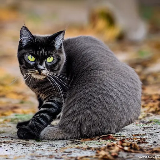 Image similar to A cat ready to pounce, National Geographic, dramatic , EOS-1D, f/1.4, ISO 200, 1/160s, 8K, RAW, unedited, symmetrical balance, in-frame