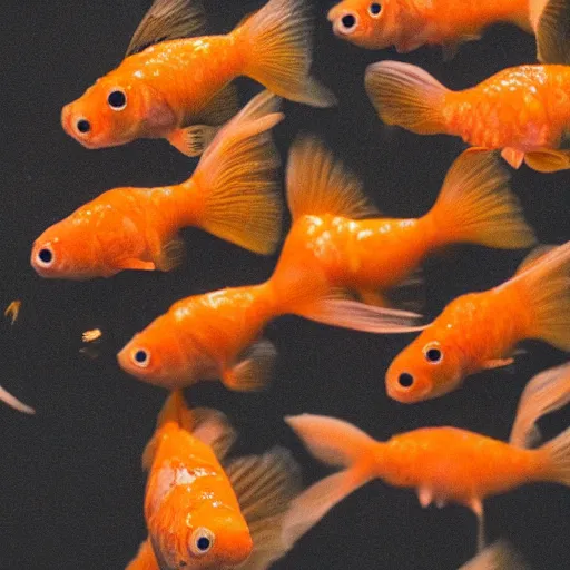 Prompt: high resolution photo of goldfish, michelin star, very tasty, food photography, instagram, trending