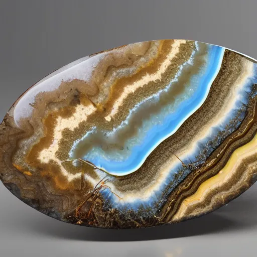 Image similar to landscape agate, ultra detailed, 8 k, photoraph, professional lighting.