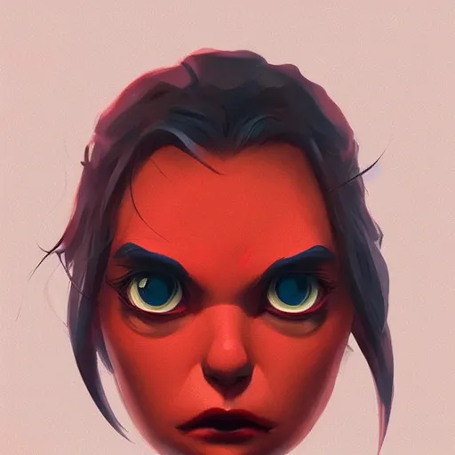 Image similar to face icon stylized minimalist scary stories to tell in the dark, loftis, cory behance hd by jesper ejsing, by rhads, makoto shinkai and lois van baarle, ilya kuvshinov, rossdraws global illumination