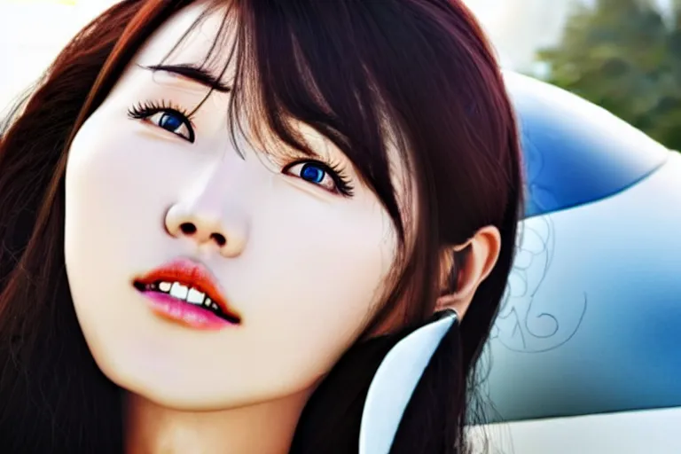 Image similar to Lee Ji-eun, cessna, realistic