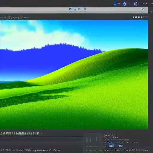 Image similar to windows xp background in pixel featured artstation