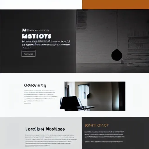 Image similar to modern minimalism website design