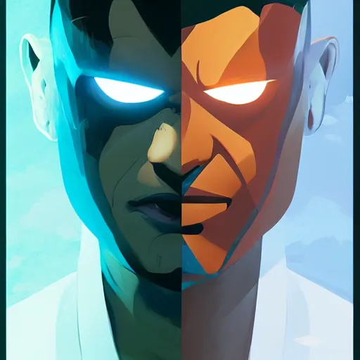 Image similar to face icon vector minimalist x - men, loftis, cory behance hd by jesper ejsing, by rhads, makoto shinkai and lois van baarle, ilya kuvshinov, rossdraws global illumination