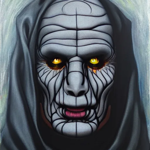 Prompt: voldemort artgem highly detailed oil on canvas - 9