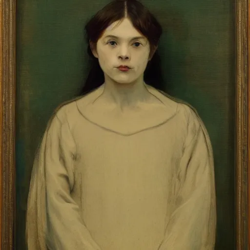 Image similar to by millais, portrait painting of victorian yokai, 8 k, highly detailed,
