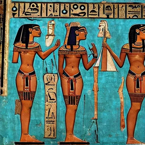 Prompt: distracted boyfriend meme in ancient egypt