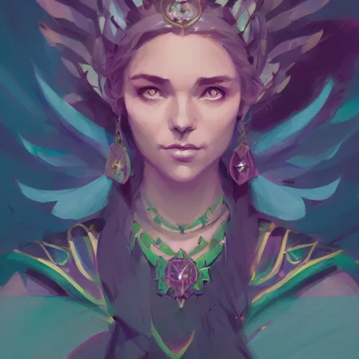 Image similar to a beautiful portrait of a beautiful jade sorceress, game of thrones concept art by pete mohrbacher and guweiz and ilya kuvshinov, digital art, highly detailed, intricate, sharp focus, trending on artstation hq, deviantart, unreal engine 5, 4 k uhd image