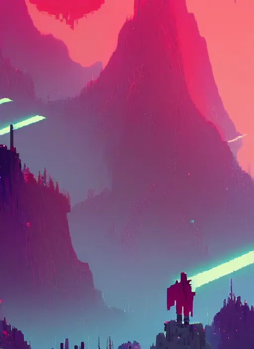 Image similar to hyper light drifter, wallpaper,