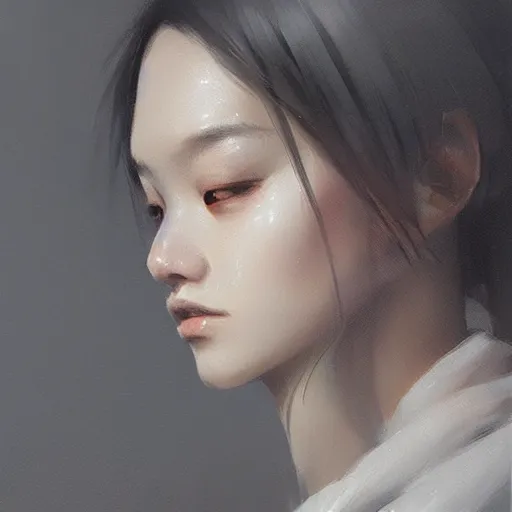 Prompt: “ portrait of hoyeon jung by greg rutkowski, young, attractive, highly detailed portrait, scifi, digital painting, artstation, concept art, smooth, sharp foccus ilustration, artstation hq ”