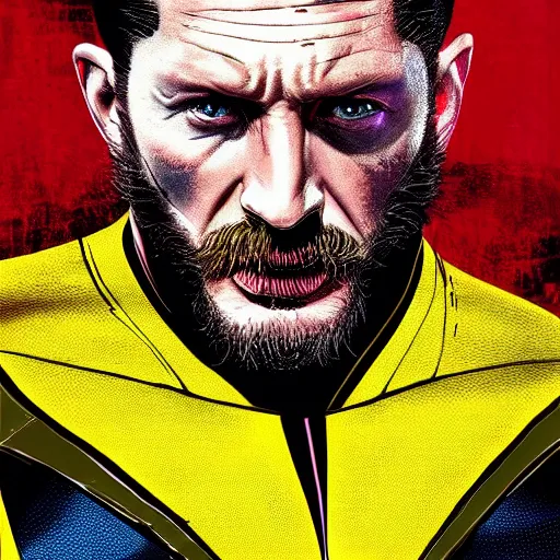 Image similar to tom hardy as wolverine from x - men digital art 4 k detailed super realistic