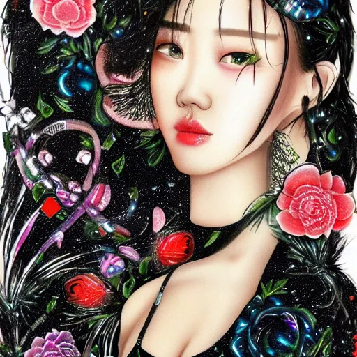 Image similar to detailed beautiful art on byc. net weibo