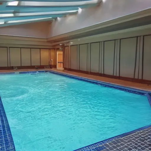 Image similar to an indoor pool, empty, craigslist photo