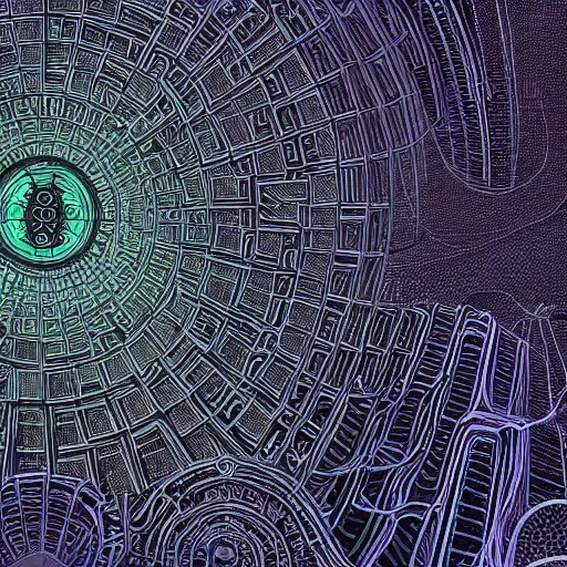 Prompt: a journey through a computer's nightmare, intricate, high detailed, 4 k,