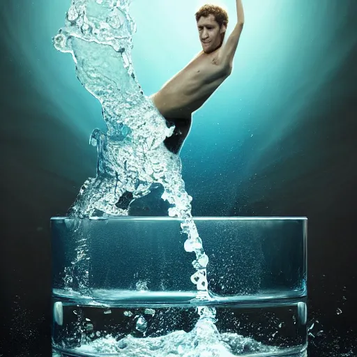 Prompt: mark zuckerberg as water, award winning water photography, extremely detailed, artstation, 8 k, sensual lighting, incredible art, wlop, artgerm