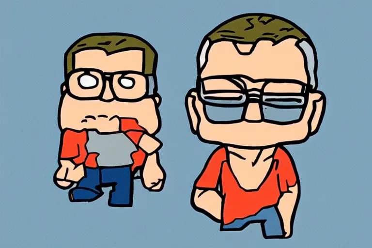 Image similar to hank hill chibi