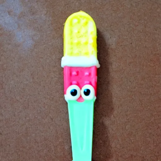 Image similar to spongebob squarepants popsicle with perfect proportions