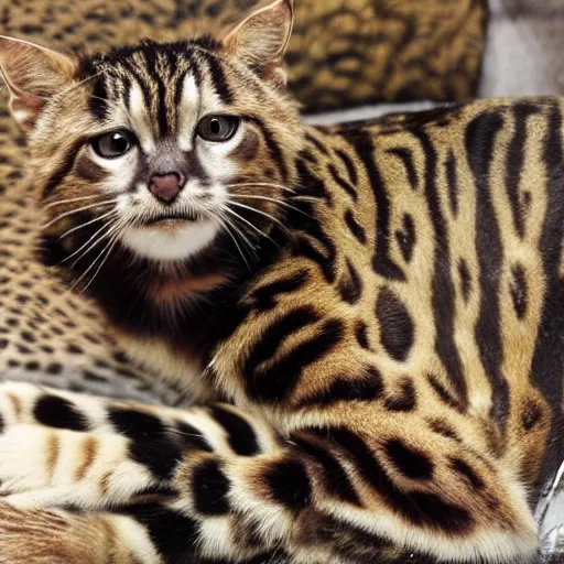 Image similar to Margay, in the after hours, aesthetic