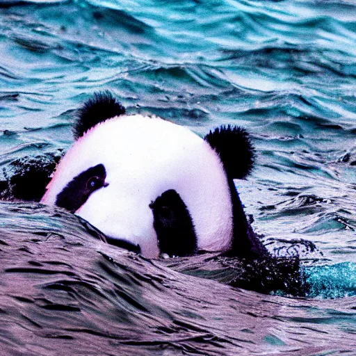 Image similar to photo of a fish in the ocean that looks like a panda