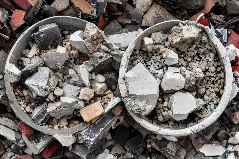 Image similar to bowl of city rubble