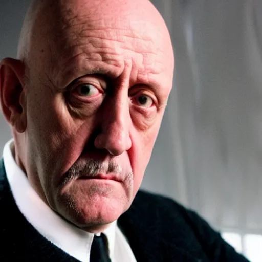 Image similar to Mike Ehrmantraut in the style of the simpsons