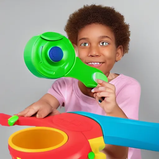 Image similar to product photo of a bop it toy called stop it