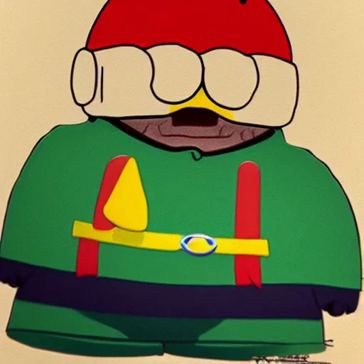 Prompt: realistic Cartman