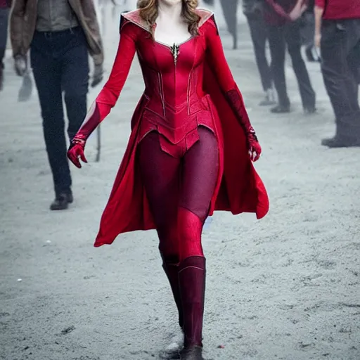 Image similar to Erin Moriarty as Scarlet Witch