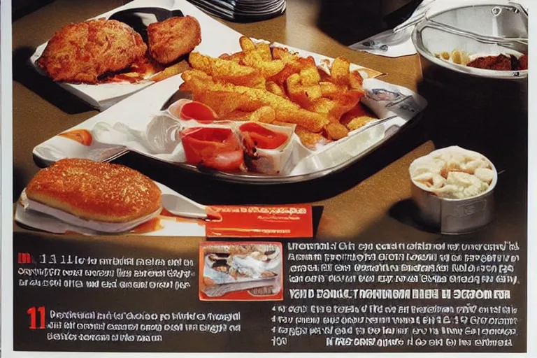 Image similar to mcdonald's mc - 9 1 1 9 / 1 1 meal, twin towers, in 2 0 0 1, y 2 k cybercore, advertisement photo