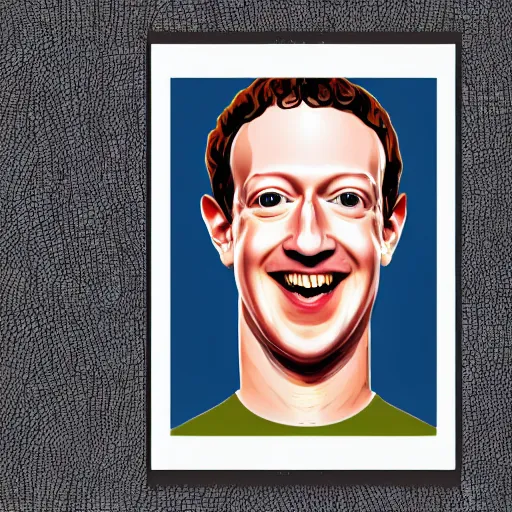 Prompt: mark zuckerberg depicted as a lizard