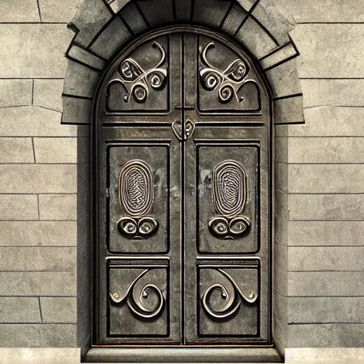 iron arc gate door texture, cartoon art style, matte | Stable Diffusion |  OpenArt