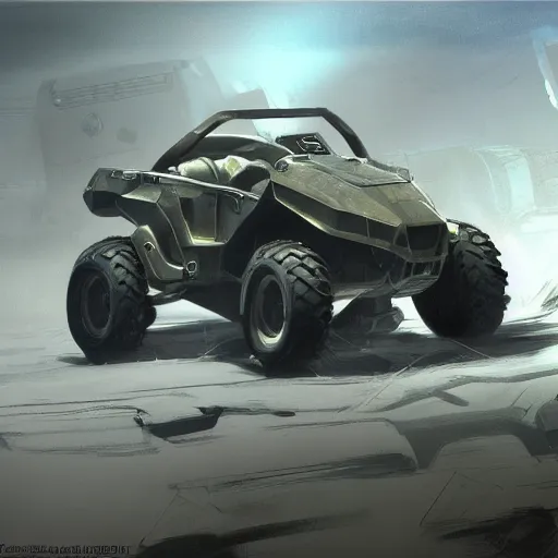 Image similar to concept art blueprint halo new atv vehicles