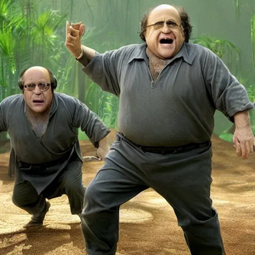 Prompt: danny devito in avatar movie still 2 0 0 9