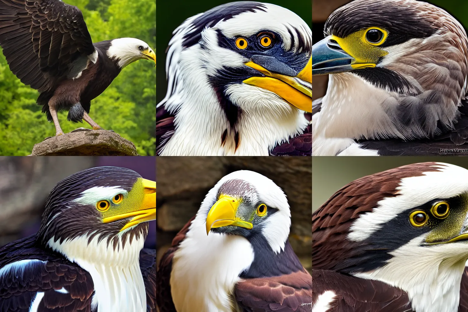 Prompt: pandion haliaeetus in minneapolis zoo, photorealistic, closeup photo