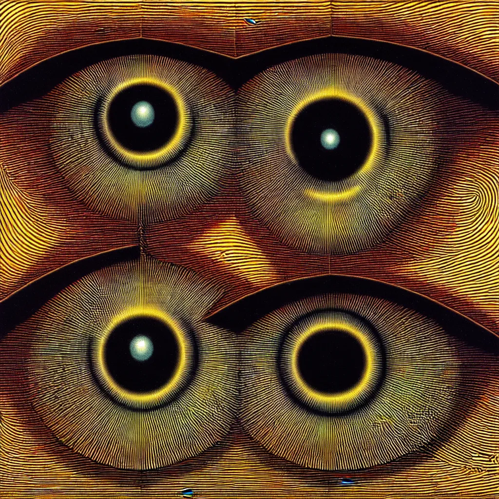 Image similar to Hypnotizing eye of the illuminati, ornate, higly detailed, sharp focus, 4k, symmetry, art by Johfra Bosschart, illuminati eye, illusion