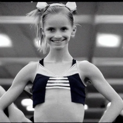 Prompt: this anorexic boy is a cheerleader, photo courtesy of the bbc, 3 5 mm photography, highly detailed, cinematic lighting, award winning photojournalism